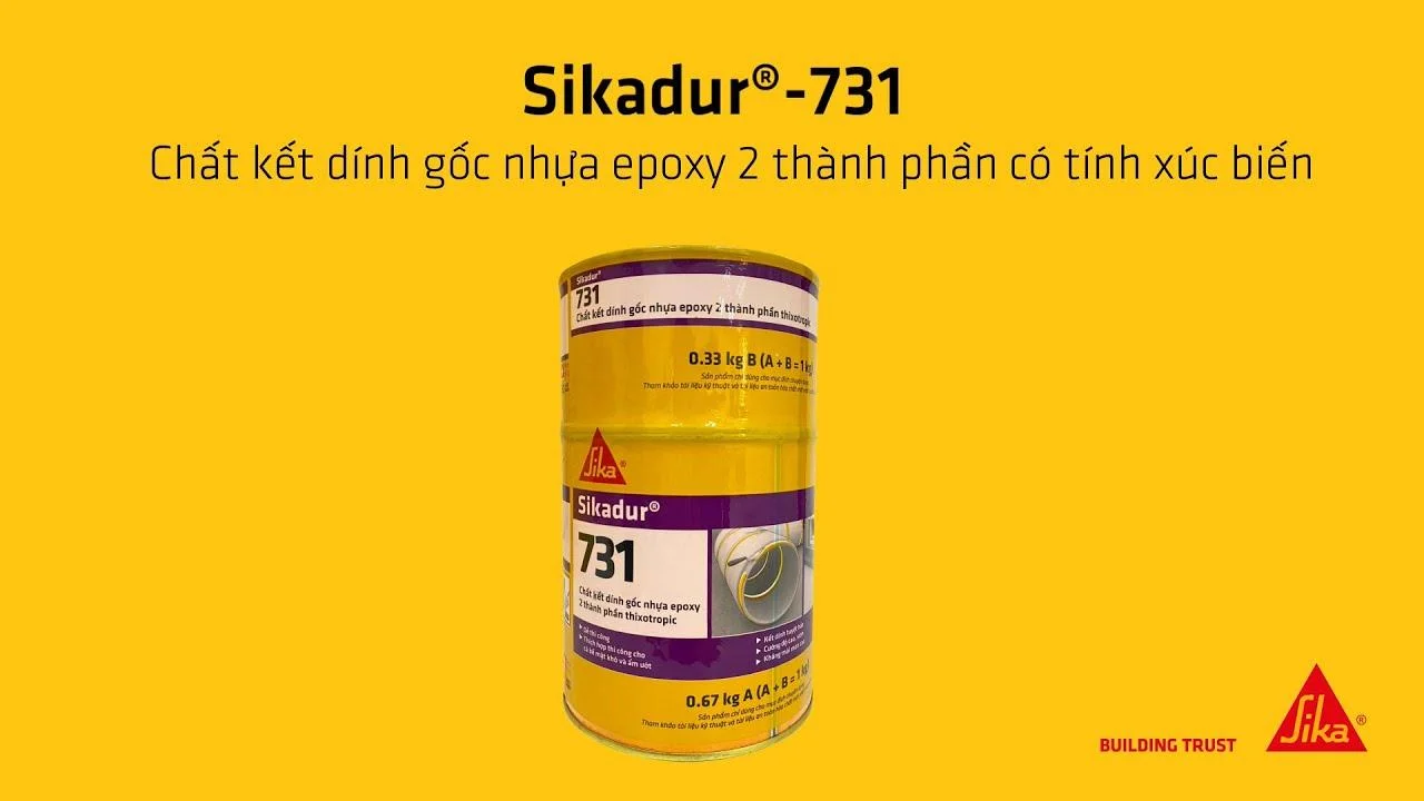 định mức sử dụng Sikadur 731