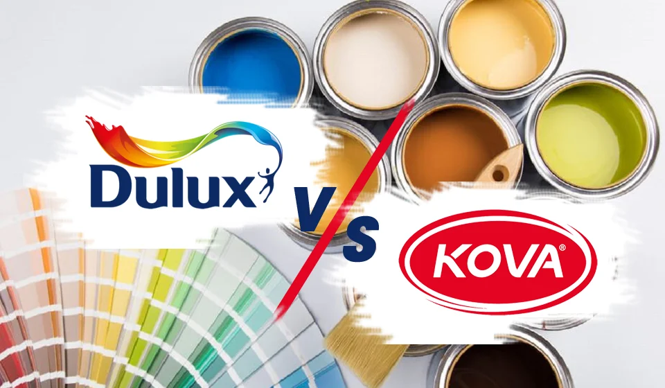 so sánh sơn Kova và Dulux