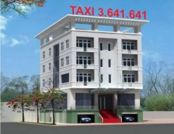 Thi công sơn tòa nhà Công ty CP Hoa Phượng - TAXI 3641641 Hải Phòng