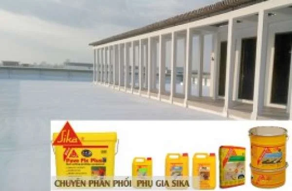 Sika chống thấm sàn mái tại Hải Phòng