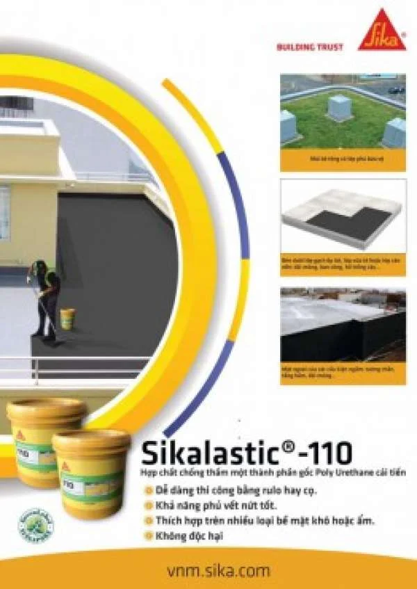 Hướng dẫn thi công Sikalastic-110 hiệu quả - Bán Sikalastic-110 tại Hải Phòng