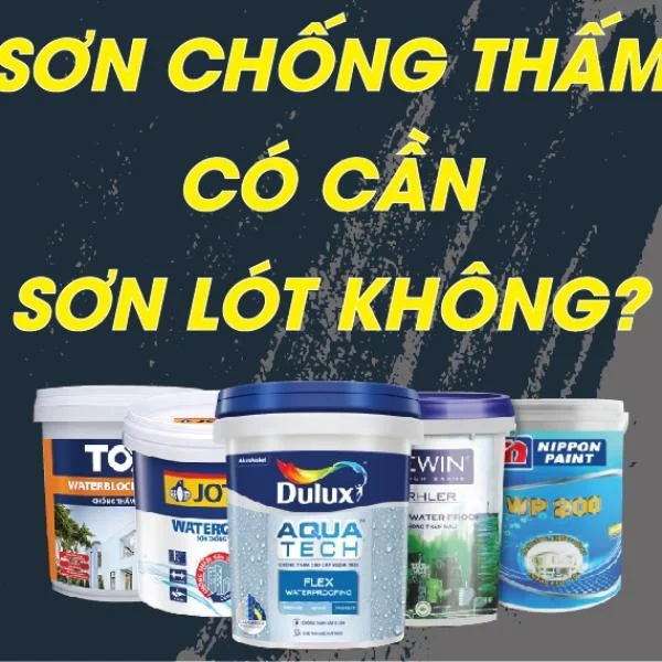 Trước khi thi công sơn chống thấm có cần sơn lót không?