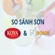 Cùng Tín Đại Phát đánh giá so sánh sơn Kova và Mykolor