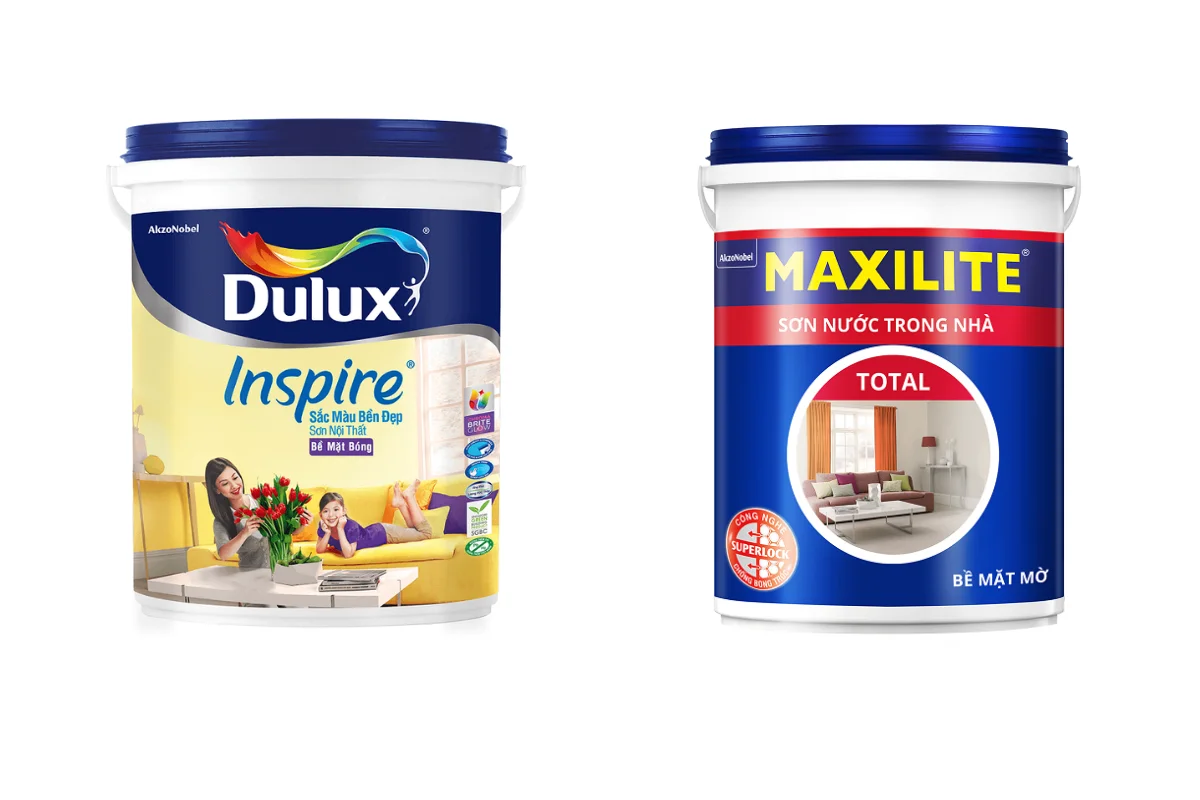 so sánh sơn Dulux và Maxilite