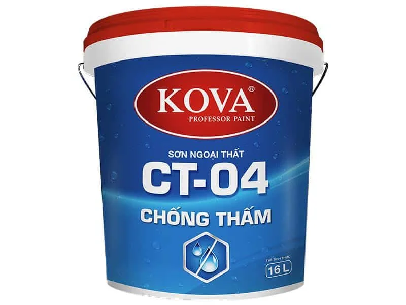 sử dụng sơn Kova chống thấm ngoài trời