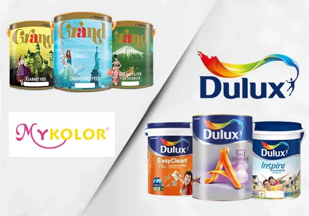 so sánh sơn Mykolor và Dulux